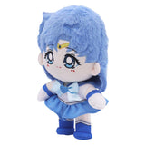 Sailor Moon Mizuno Ami Sailor Mercury Cosplay Plush Doll Toys Cartoon Soft Stuffed Dolls