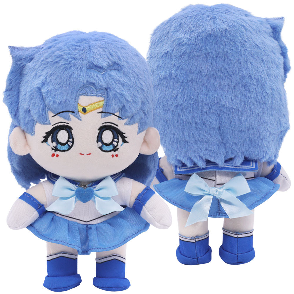 Sailor Moon Mizuno Ami Sailor Mercury Original Plush Doll Toys Cartoon ...