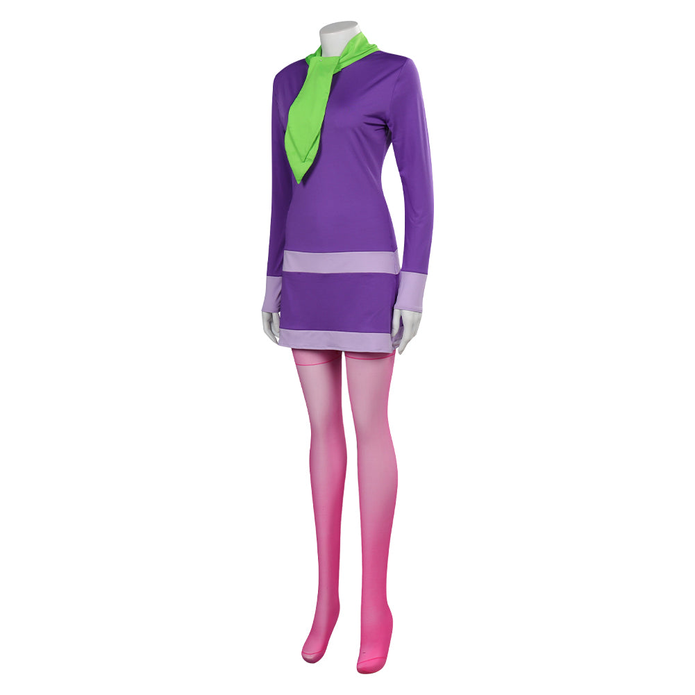 SCOOBY-DOO Daphne Blake Cosplay Costume Outfits Halloween Carnival Suit