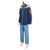 Scott Pilgrim Takes Off TV Scott Pilgrim Blue Suit Cosplay Costume Outfits Halloween Carnival Suit