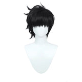 Solo Leveling Sung Jin Woo Anime Character Cosplay Wig Heat Resistant Synthetic Hair Props