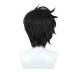 Solo Leveling Sung Jin Woo Anime Character Cosplay Wig Heat Resistant Synthetic Hair Props