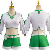 Sousou No Frieren Kanne Anime Character Green Outfit Cosplay Costume Halloween Carnival Suit