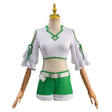 Sousou No Frieren Kanne Anime Character Green Outfit Cosplay Costume Halloween Carnival Suit