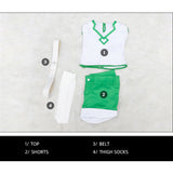 Sousou No Frieren Kanne Anime Character Green Outfit Cosplay Costume Halloween Carnival Suit