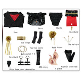 Spy x Family Forger Yor Anime Character Origianl Cosplay Costume Outfits Halloween Carnival Suit