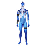 Suicide Squad: Kill the Justice League King Shark Blue Printed Jumpsuit Cosplay Costume Outfits