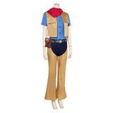 Super Mario Bros Princess Peach Cowboy Set Cosplay Costume Outfits Halloween Carnival Suit