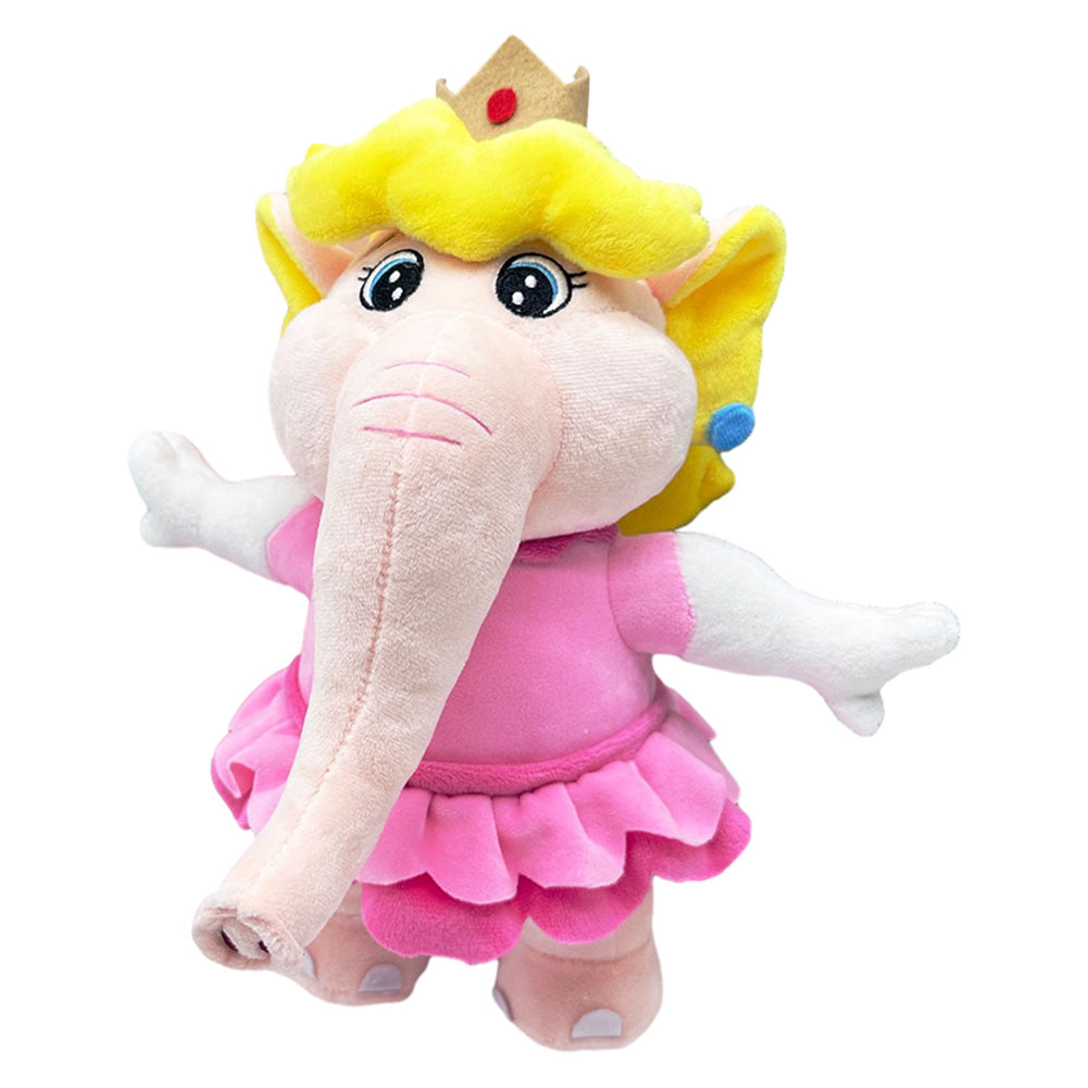 Super Mario Bros Princess Peach Game Character Elephant Trunk Plush Doll Cartoon Soft Stuffed Dolls