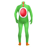 Super Mario Bros Yoshi Game Character Green Jumpsuit Cosplay Costume