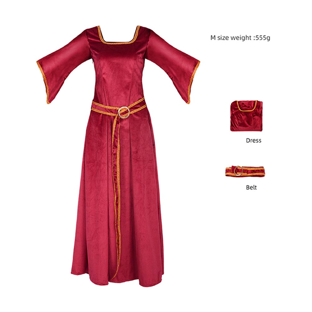 Tangled Mother Gothel Cosplay Costume Outfits Halloween Carnival Suit