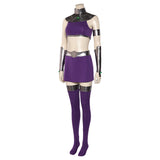 Teen Titans Koriand'r Cosplay Costume Purple Outfits Halloween Carnival Suit