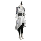 Tekken 8 Jun Kazama White Outfits Cosplay Costume Halloween Carnival Suit 