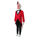 The Amazing Digital Circus Caine TV Character Adult Red Cosplay Costume Outfits Halloween Carnival Suit