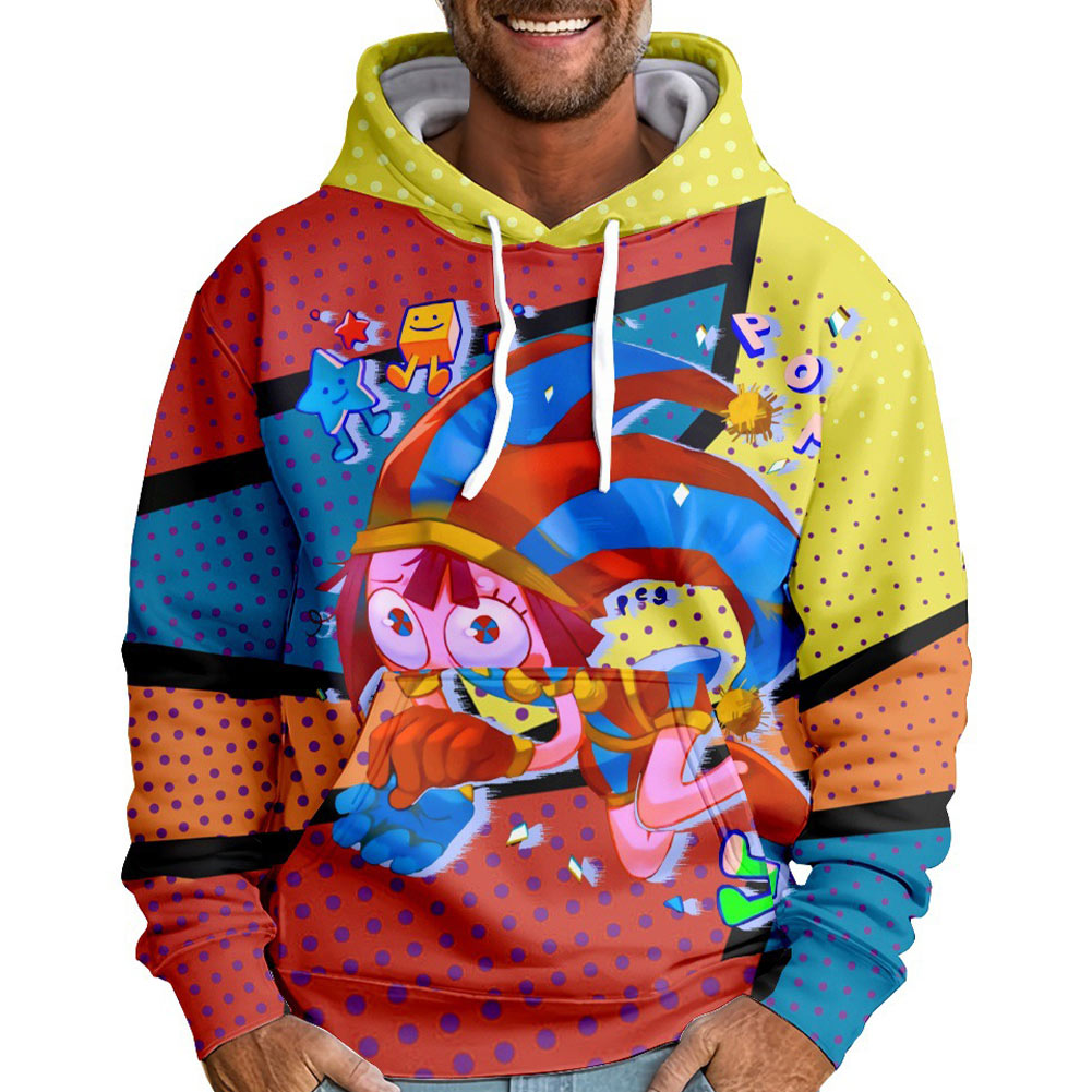 The Amazing Digital Circus Cosplay Hoodie 3D Printed Hooded Pullover Sweatshirt