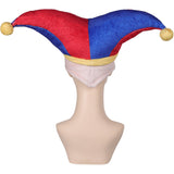 The Amazing Digital Circus Pomni Cosplay Plush Hat Cap Halloween Carnival Costume Accessories
