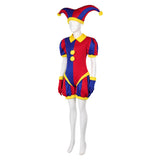 The Amazing Digital Circus Pomni Kids Children Cosplay Costume Outfits Halloween Carnival Suit