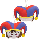 The Amazing Digital Circus Pomni Original Big Head Plush Doll Pendant Toys Cartoon Soft Stuffed Dolls