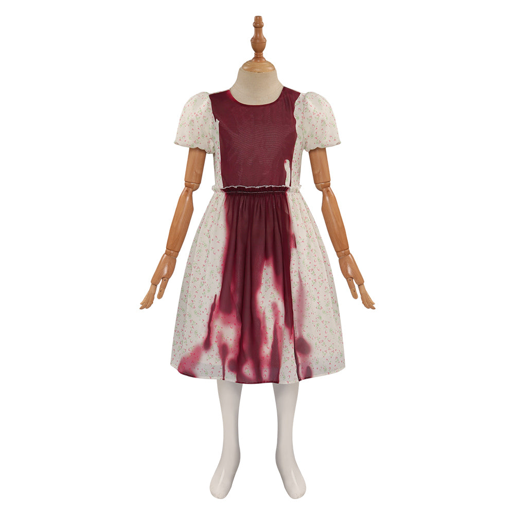 The Exorcist Katherine Kids Children Dress Cosplay Costume Outfits Halloween Carnival Suit