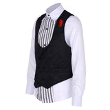 The Hunger Games Coriolanus Snow Cosplay Costume White And Balck Outfits Halloween Carnival Suit