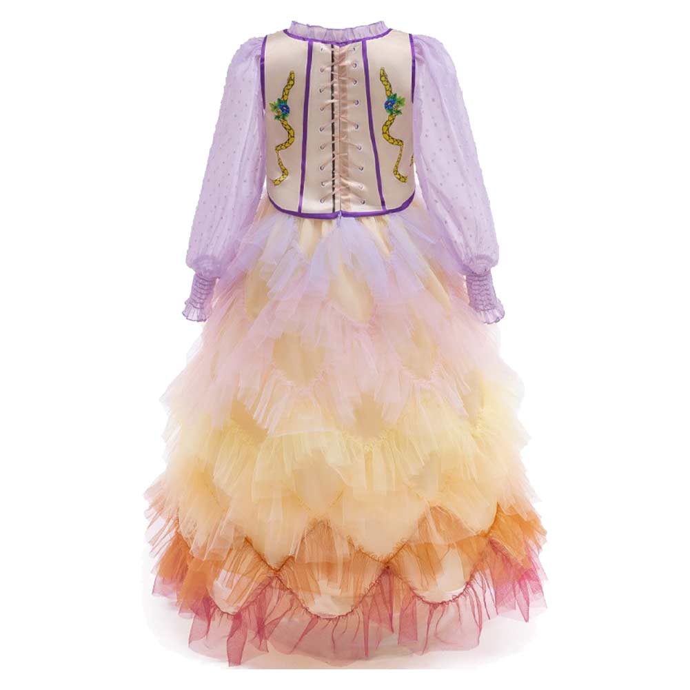 The Hunger Games Lucy Gray Baird Movie Character Cosplay Costume Kids Children Dress Half-body Skirt