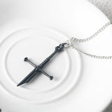 The Lord of the Rings Aragorn Holy Sword Broken Sword Necklace Pendant Accessories Props