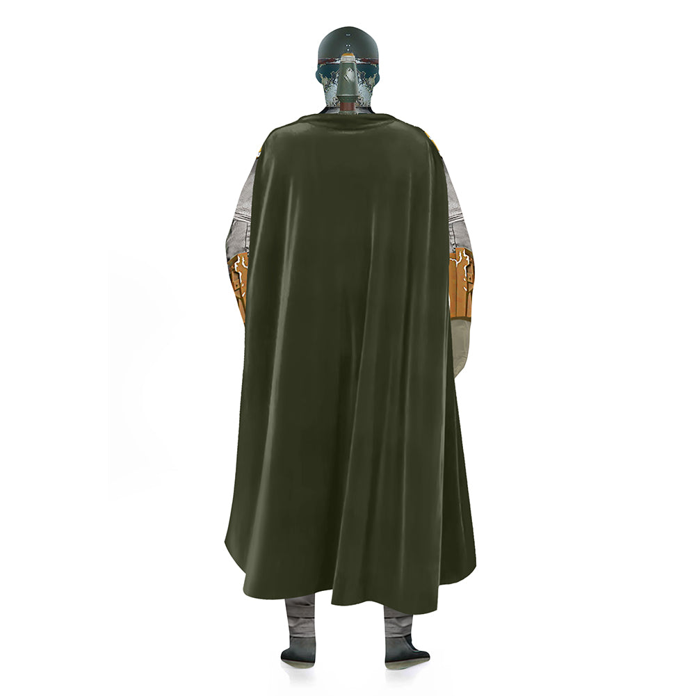 The Mando Boba Fett TV Character Jumpsuit Cloak Cosplay Cosplay Costume Outfits