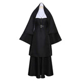 The Nun II Cosplay Costume Black Outfits Halloween Carnival