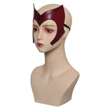 What If Scarlet Witch Mask Cosplay Latex Masks Helmet Masquerade Halloween Party Costume Props