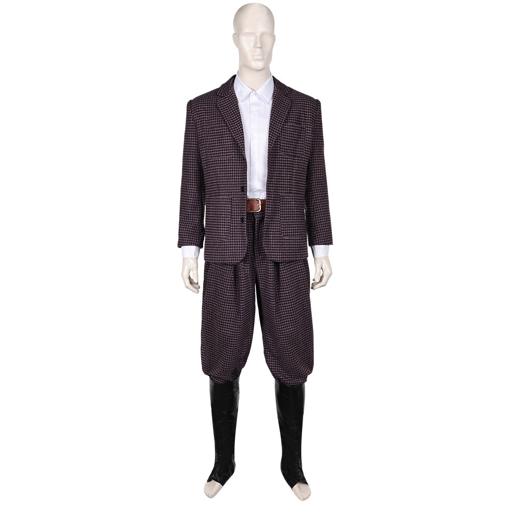 Wonka 2023 Oompa Loompa Purple-grey Suit Cospaly Costume