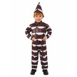 Wonka Chocolate Magic Jumpsuit Kids Children Cosplay Costume Outfits Halloween Carnival Suit