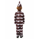 Wonka Chocolate Magic Jumpsuit Kids Children Cosplay Costume Outfits Halloween Carnival Suit