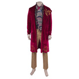 Wonka Willy Wonka Cosplay Costume Outfits Halloween Carnival Suit