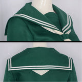 Yuu☆Yuu☆Hakusho Yukimura Keiko Anime Character Green School Uniform Dress Cosplay Costume Outfits